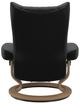 Stressless® by Ekornes® Customizable Wing Large Manual Recliner and Ottoman with Classic Base-4