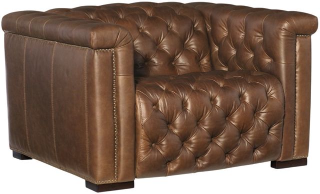 Hooker® Furniture MS Savion Grandier Saddlebag Lodge Leather Power Recliner with Power Headrest-0