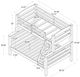 Powell® Porter Espresso Twin/Full Bunk Bed-2