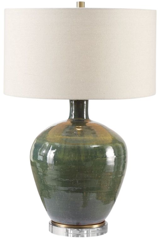 Uttermost® Elva Emerald Green Table Lamp-0