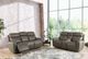Furniture of America® Artemia Gray Power Reclining Loveseat-1