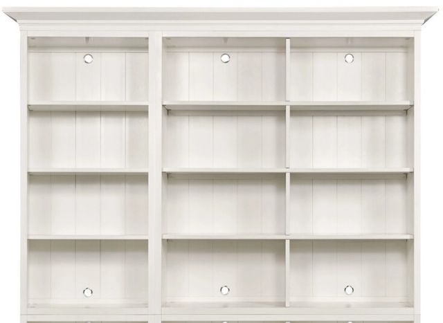Hammary® Structures White Triple Bookcase-1