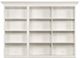 Hammary® Structures White Triple Bookcase-1