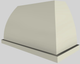Vent-A-Hood® Designer Series 54" Biscuit Wall Mounted Range Hood-2