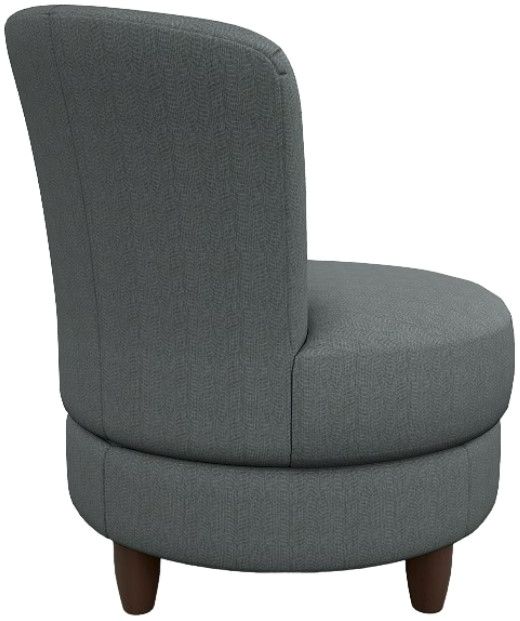 Best® Home Furnishings Customizable Palmona Swivel Barrel Chair with Dark Walnut Legs-2