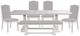 Steve Silver Co. Warren 6-Piece Gray/White Upholstered Dining Set-0