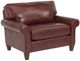 Flexsteel® Westside Burgundy Chair and a Half-0