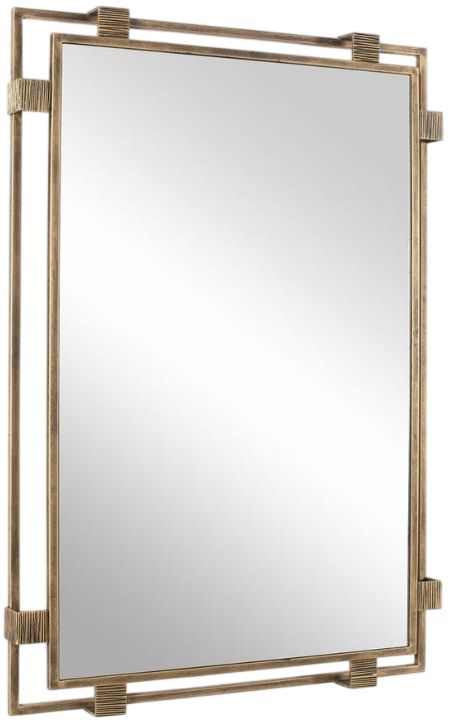Uttermost® Elsher Antiqued Gold Mirror-2