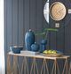 A & B Home Blue 17" Platter-5