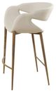 StyleCraft Taupe/Walnut Counter Stool-2