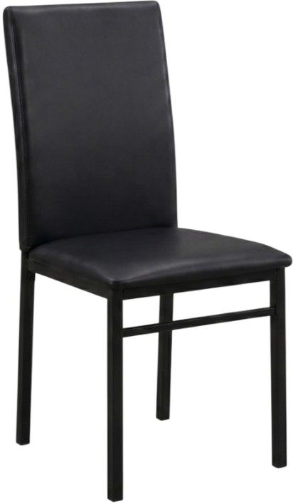 Cramco Julie 5-Piece Marble Top Dining Table with Black Base-3