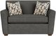 Flexsteel® Lakewood Gray Ash Twin Sleeper Chair-1