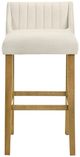 Armen Living Fauna Amber Glow/White Barstool-2