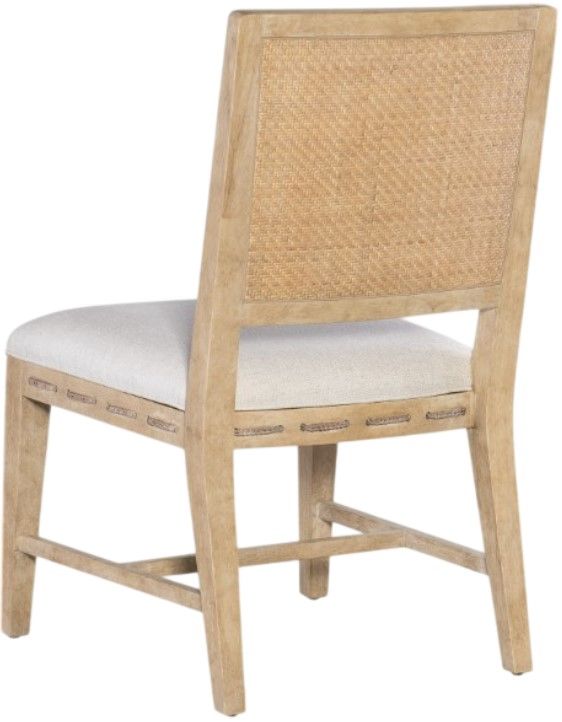 Hooker® Furniture Retreat Dune/Wiley Snow Dining Side Chair-3