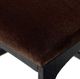 Four Hands Valeene Black Cast Aluminum/Monte Chocolate Barstool-5