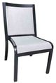 CabanaCoast® Customizable Millcroft Aluminum Outdoor Dining Side Chair-0