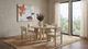 Coaster® Strouse 5-Piece Cream/Natural Oak Dining Table Set-1