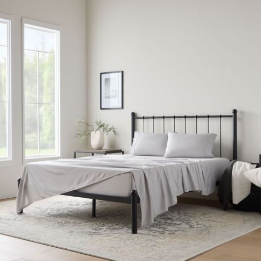 Weekender™ 4-Piece Charcoal Rayon From Bamboo Blend Split King Sheet Set-1