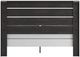 Signature Design by Ashley® Delmorta Dark Gray King Panel Bed-3