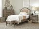 aspenhome® Provence Patine Youth Twin Upholstered Panel Bed-1