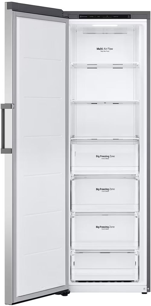 LG 24" 11.4 Cu. Ft. Platinum Silver Steel Column Freezer-1