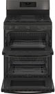 GE Profile™ 30" Fingerprint Resistant Black Stainless Steel Freestanding Natural Gas Range-1