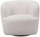 Zuo® Modern Govan Ivory Swivel Chair-1