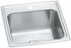Elkay Lustertone® Lustrous Satin 19.5'' 1-Hole Single Bowl Drop-in Laundry Sink with Perfect Drain®-0