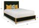 Wesley Allen Customizable Mason Queen Upholstered Panel Bed-2