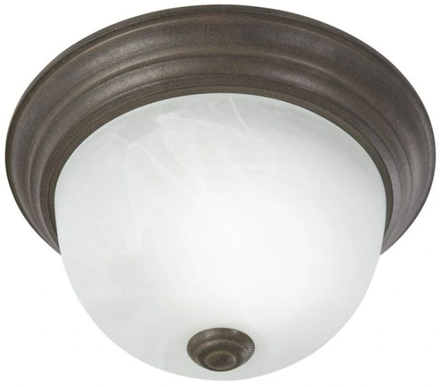 YHD Dark Brown 1-Light Flush Mount Lighting-0
