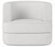 A.R.T. Furniture® Cassat Okla Snow Swivel Chair-2