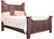 International Furniture Direct Madeira Brown Queen Panel Bed-0