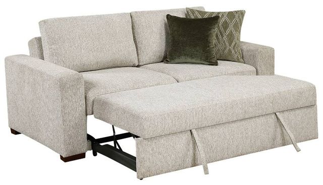 Homelegance® Isla Sage Sand Pull-Out Bed Loveseat with Click Motion Back-4