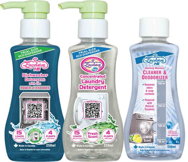 Excelsior® Dishwasher and Laundry Trial Pack