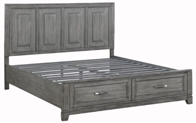 Homelegance® Garretson Gray California King Platform Storage Bed-3