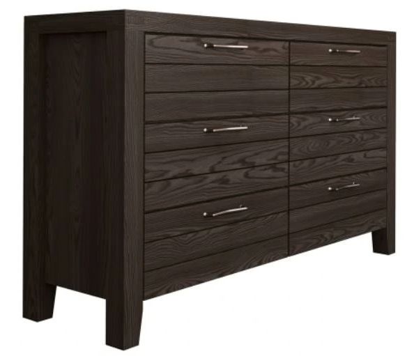dark brown and white dresser Wedington XL Dresser – RusticHome-Furniture main image 1