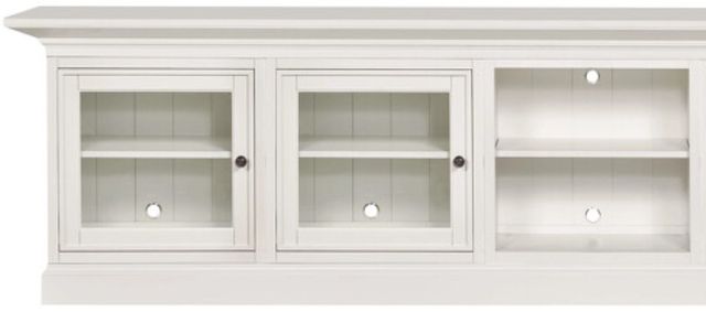 Hammary® Structures White Quintuple Double Door Console-1