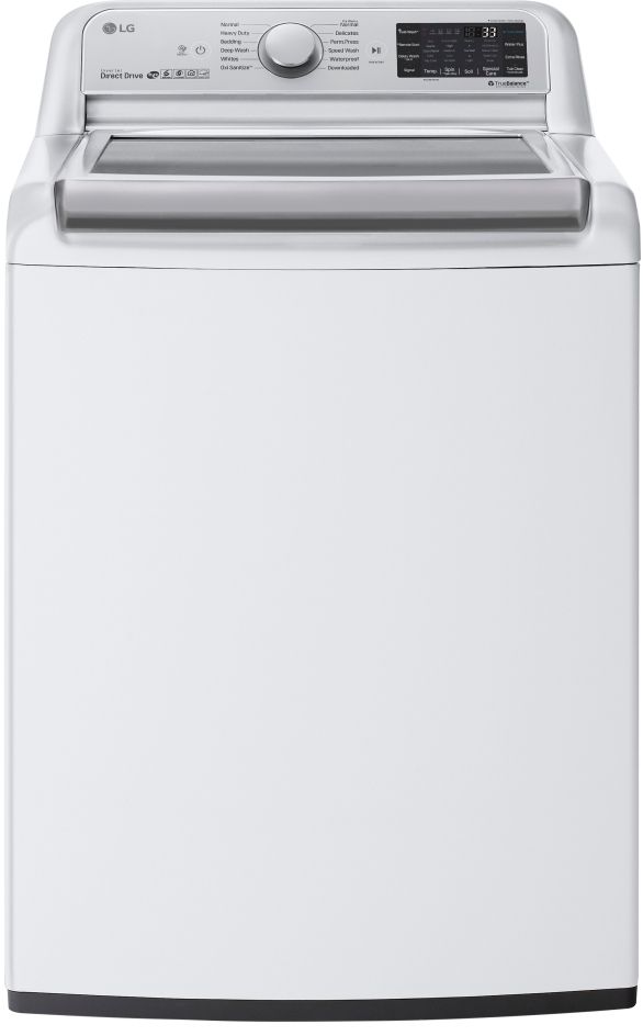LG 5.5 Cu. Ft. White Top Load Washer-0