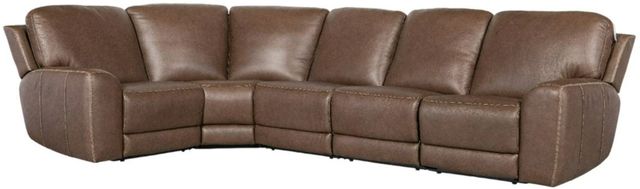 Hooker® Furniture SS Torres 5-Piece Sorrento Mocha Power Reclining Sectional-0