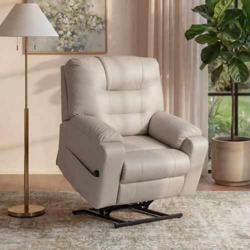Signature Design by Ashley® Miltmore Sand Power Lift Recliner-4