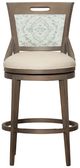 Fairfield® Customizable Riley Leather Swivel Bar Stool-1