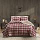 Olliix by Woolrich Red Full/Queen Tasha Quilt Mini Set-0