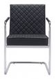 Zuo® Quilt Black Dining Chair-1