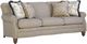 Smith Brothers 383 Beige Sofa with Pillows-0