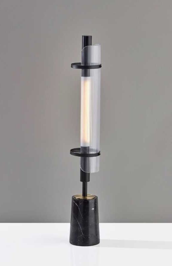 Adesso® Flair Black LED Table Lamp-3