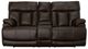 Flexsteel® Clive Brown Power Reclining Loveseat with Console and Power Headrests and Lumbar-3