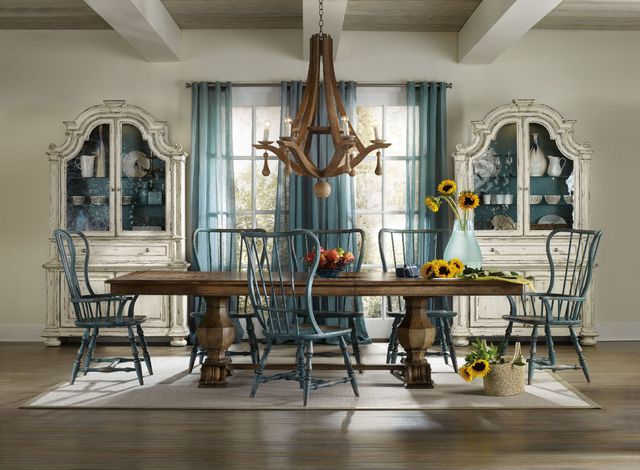 Hooker® Furniture Sanctuary Sky High Azure Blue Spindle Dining Side Chair-1