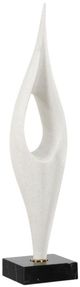 Uttermost® Fluid Matte White Drop Sculpture-0