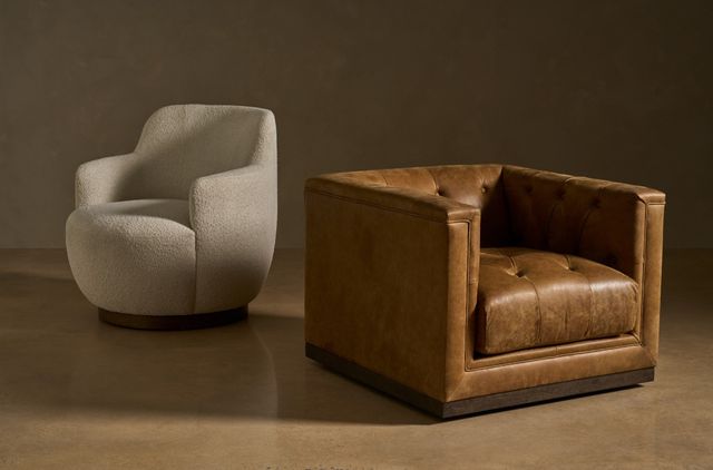 Universal Explore Home™ Quinn Winchester Sycamore Swivel Chair-1