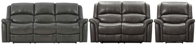 Signature Design by Ashley® Gaspar 3-Piece Gray Living Room Set-0